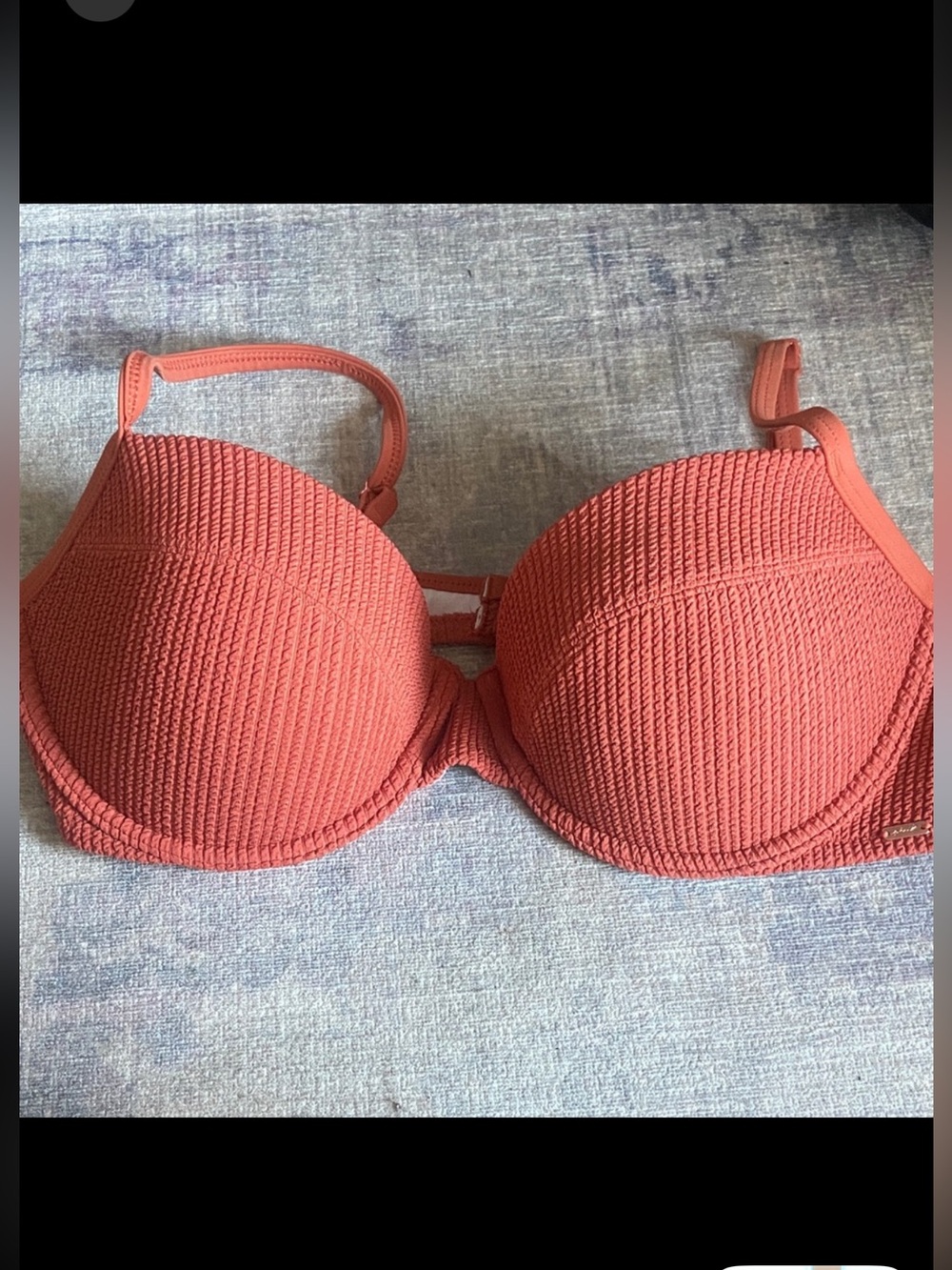 Victoria’s Secret  PINK Crinkle Push-up Bikini Swim Top XL